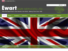 Tablet Screenshot of ewartagriservices.com